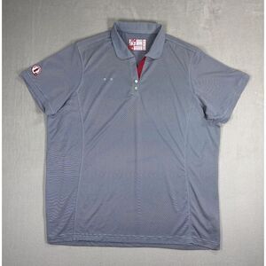 Chic Fil A Polo Shirt Women XXL 2XL Team Style Work Unifrom Short Sleeve Striped